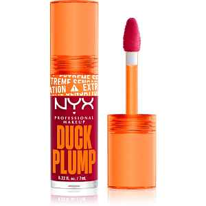 NYX Professional Makeup Duck Plump lesk na rty se zvětšujícím efektem odstín 14 Hall Of Flame 7 ml