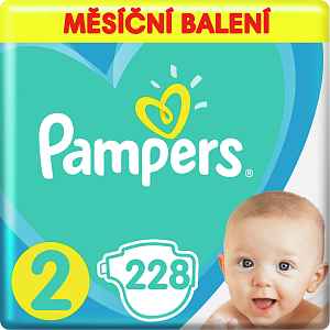 PAMPERS Active Baby jednorázové pleny vel. 2, 228 ks, 4-8 kg