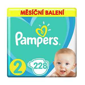 PAMPERS Active Baby jednorázové pleny vel. 2, 228 ks, 4-8 kg