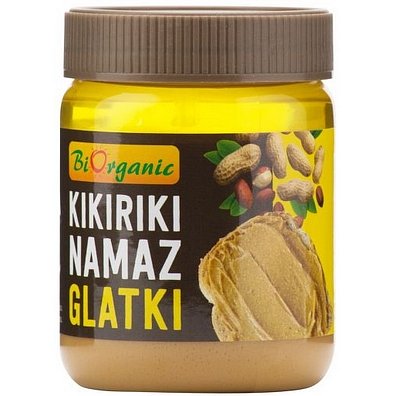 BIORGANIC Krém arašídový jemný BIO 340g