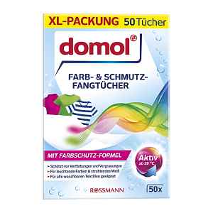 Domol Prací ubrousky proti obarvení prádla XL 50 ks