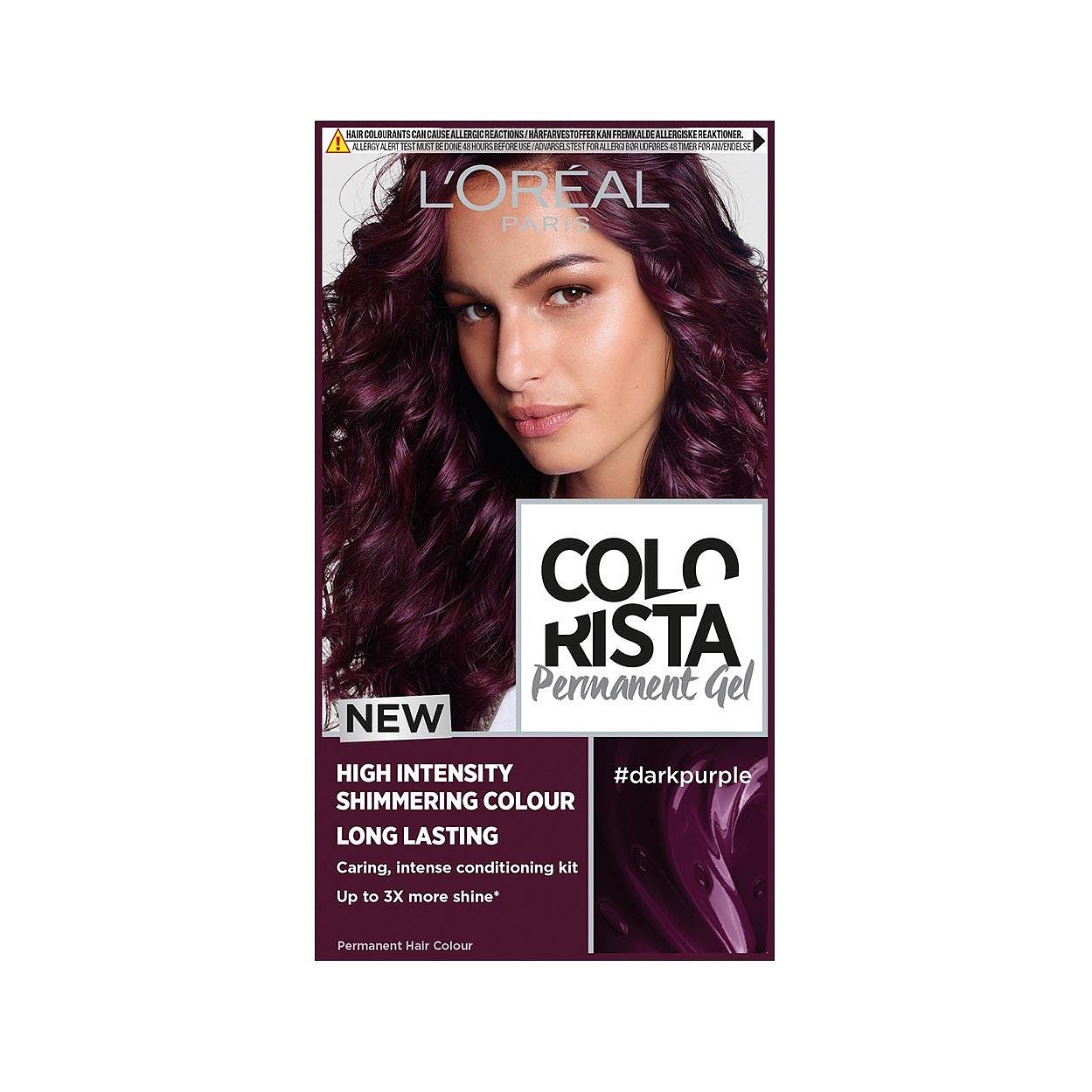 L´OREAL PARIS COLORISTA PERMANENTNÍ GEL ODSTÍN DARK PURPLE