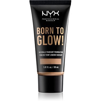 NYX Professional Makeup Born To Glow tekutý rozjasňující make-up odstín 12 Classic Tan 30 ml