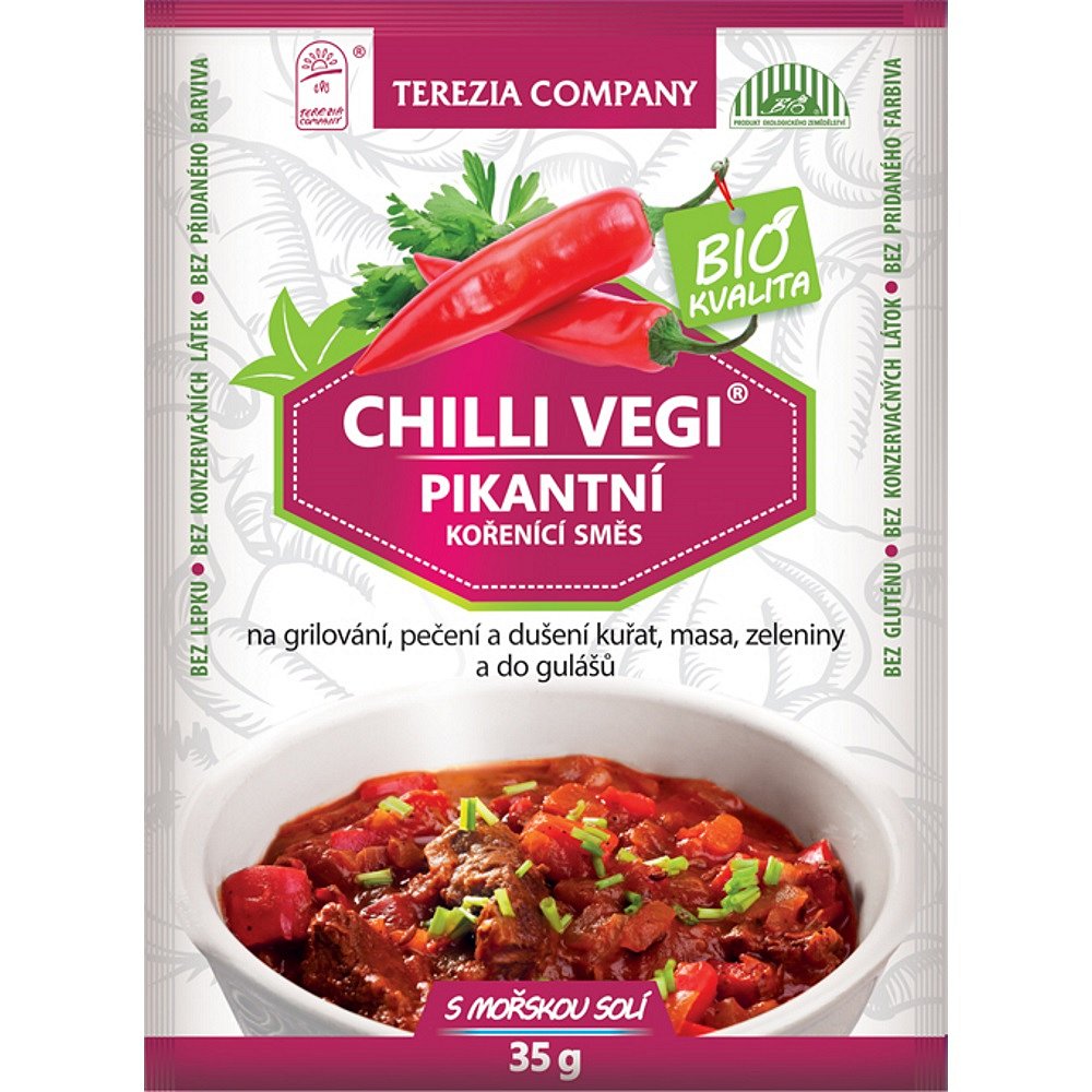 TEREZIA COMPANY Chilli Vegi Bio pikantní koření 35 g