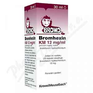 Bromhexin 12 KM-kapky perorální kapky roztok 30 ml