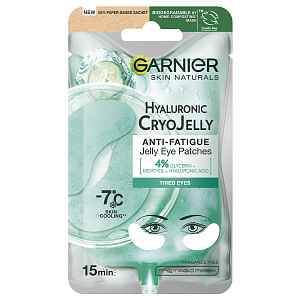 Garnier Skin Naturals Hyaluronic Cryo Jelly oční textilní maska s chladivým efektem 5 g