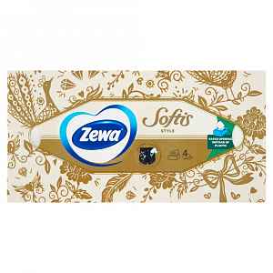 Zewa softis box papírové kapesníky, 4vrstvé  80 ks