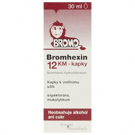 Bromhexin 12 KM-kapky perorální kapky roztok 30 ml