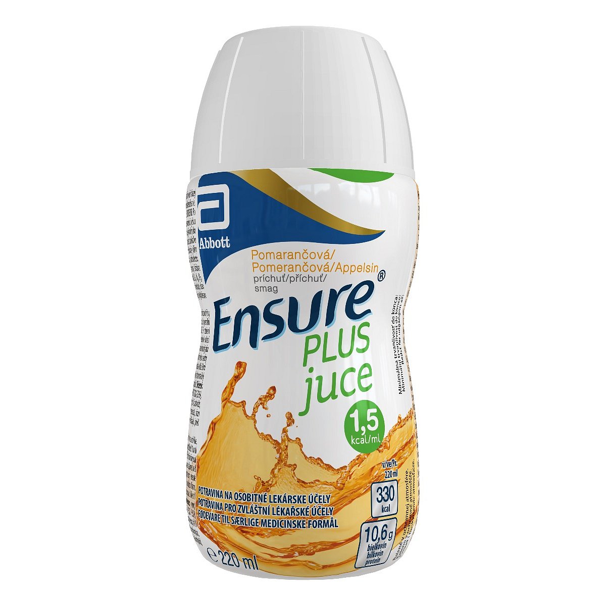 Ensure Plus Juce příchuť pomerančová 220 ml