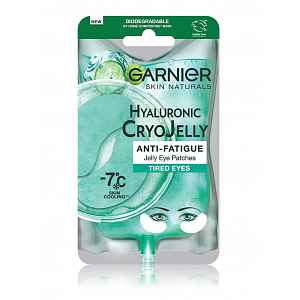 Garnier Skin Naturals Hyaluronic Cryo Jelly oční textilní maska s chladivým efektem 5 g