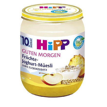 HiPP OV.A JOGURT BIO Musli. ovoce a jogurt 160g