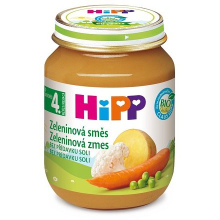 HIPP ZELENINA BIO Zeleninová směs 125g