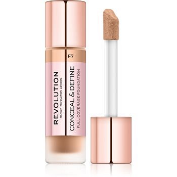 Makeup Revolution Conceal & Define krycí make-up odstín F7 23 ml