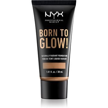 NYX Professional Makeup Born To Glow tekutý rozjasňující make-up odstín 12.7 Neutral Tan 30 ml