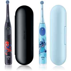 Oral-B iO Kids Marvel Spiderman & Disney Stich sada pro zdravé zuby a dásně