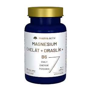 Pharma Activ Magnesium Chelát + Draslík + B6 60 tobolek