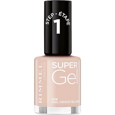 Rimmel Gelový lak na nehty Super Gel 008 Girl Group Blush 12 ml