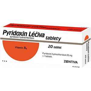 Pyridoxin tablety 20 x 20 mg Léčiva
