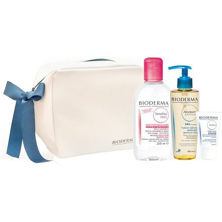 BIODERMA Sensibio H2O 250ml+Krém na ruce 50ml+Sprchový olej 200ml