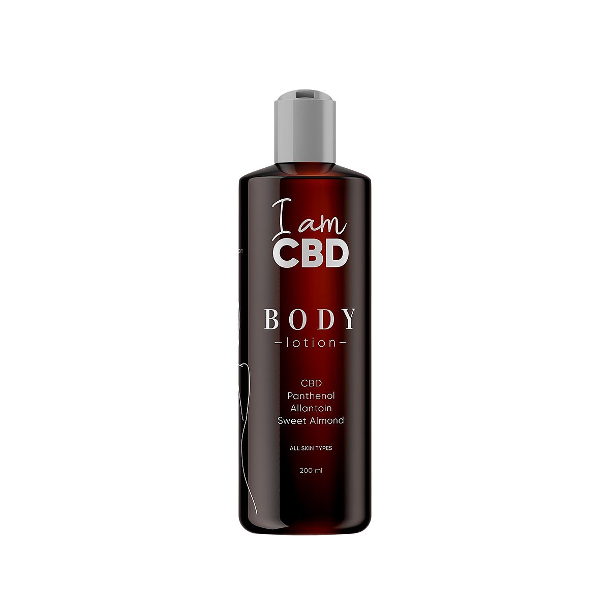 I am CBD Tělové mléko s CBD a panthenolem, 200ml