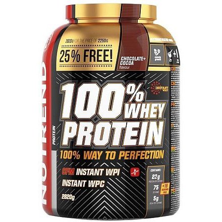 NUTREND 100% Whey Protein banán 900g