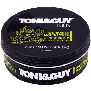 TONI&GUY Men tvarující pasta s matným efektem 75 ml