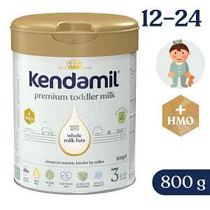 KENDAMIL Premium 3 HMO+ Batolecí mléko od 12 měsíců 800 g