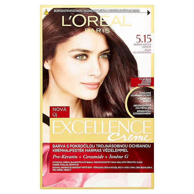 L'Oréal Paris Excellence Creme hnědá světlá ledová 5.15