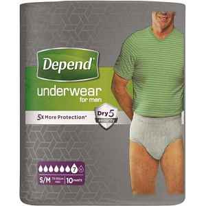 DEPEND Normal natahovací kalhotky pro muže S/M 10 ks