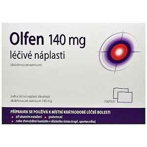 Olfen léčivé náplasti 140mg 10 ks