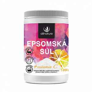 ALLNATURE Epsomská sůl s vitamínem C 1000 g