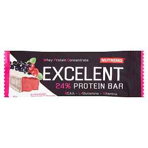 NUTREND Excelent protein bar černý rybíz s brusinkami 40 g