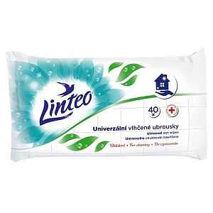 Ubrousky vlhčené Linteo Satin univerzální 40ks