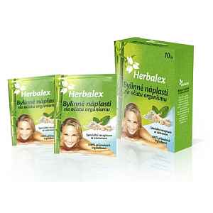 Herbalex bylin. detoxik. náplasti 10ks +40% gratis