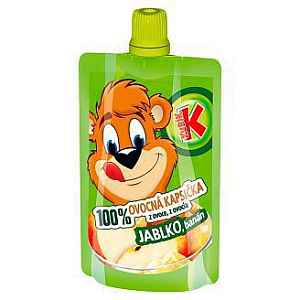 KUBÍK 100% ovocná kapsička jablko-banán 100g