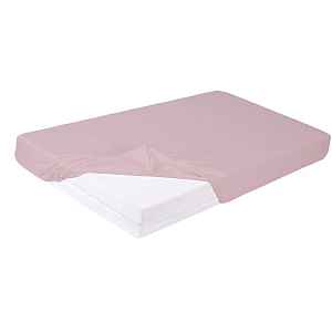 BABYMATEX Plachta ochranná s gumičkou Bamboo Starorůžová 60x120cm