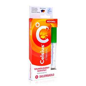 Teploměr lék.bezrtuť.CELSIUS Clas.NEW sklepávadlo