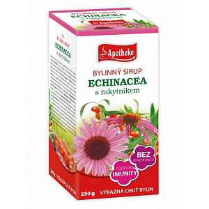 APOTHEKE Bylinný sirup Echinacea s rakytníkem 250 g