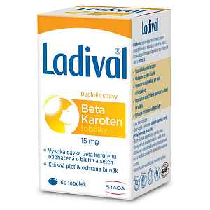 LADIVAL Beta karoten 15 mg 60 tobolek
