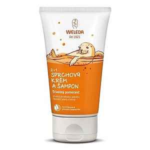 WELEDA 2v1 sprchový krém a šampon Šťastný pomeranč