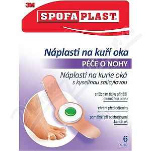 3M Spofaplast 183 Náplasti na kuří oka 70x12mm 6ks