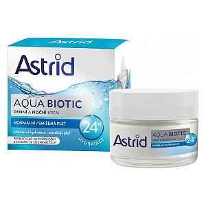 ASTRID AQUA BIOTIC Denní a noční krém pro normální a smíšenou pleť 50 ml