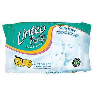 Vlhčené ubrousky LINTEO Baby sensitive dětské 64ks