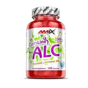 Amix ALC + Taurine & Vitamin B6, 120 kapslí