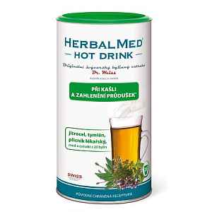 HerbalMed HotDrink Dr.Weiss kašel průdušky 180g+vit.C