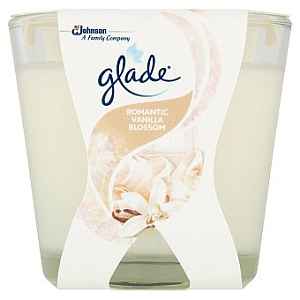Glade Romantic Vanilla Blossom parfémovaná svíčka 70 g