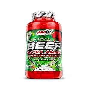 Amix Beef Extra Amino, 360 kapslí