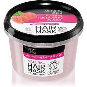 Organic Shop Vibrant Raspberry & Acai  vyživující maska na vlasy 250 ml