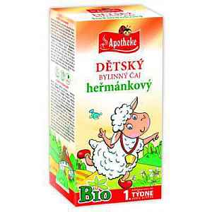 Apotheke Dětský čaj BIO heřmánkový 20x1g
