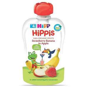 HiPP BIO 100% ovoce Jablko-Banán-Jahoda 100g